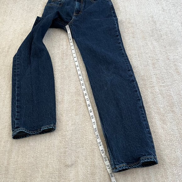 Levi's Premium 70s High Rise Slim Straight Jeans 26 Blue - Picture 5 of 10
